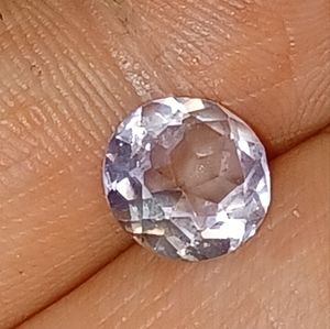 1.3ct Amethyst Round Cut Loose Gemstone (Natural) 5x5mm Madagascar Africa
